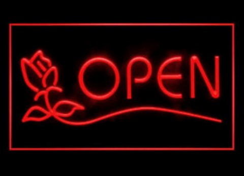 Flower Florist Rose Lily Daisy Sunflower Orchid LED Neon Sign